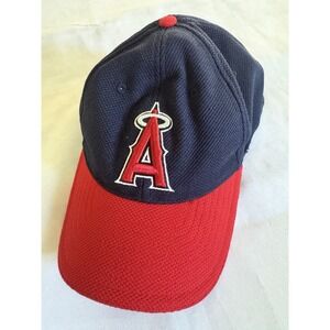 Los Angeles Angels New Era 3930 Batting Practice Hat Navy/Red Size M/L